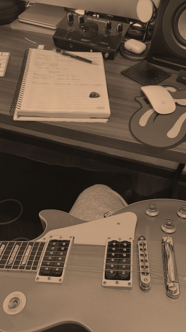 Notebook and guitar — the songs return